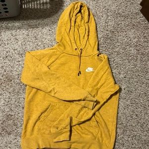 Mustard yellow Nike essential hoodie